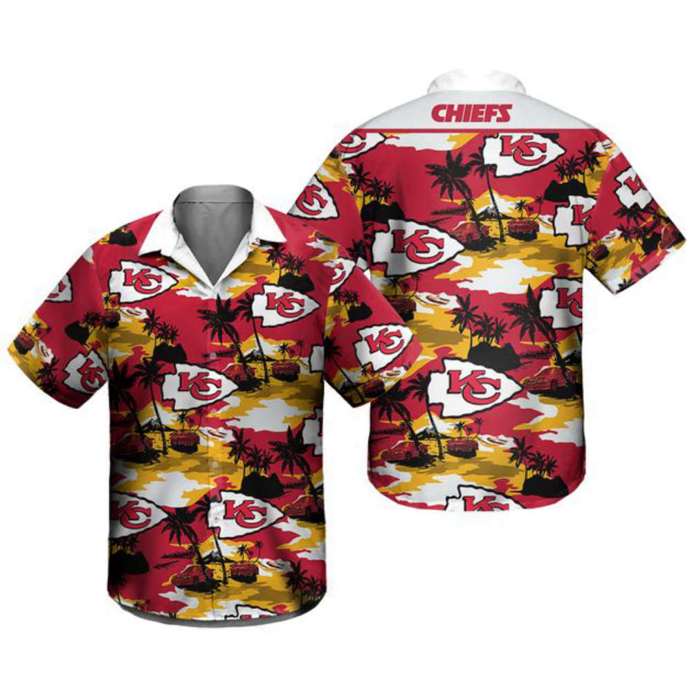 Kansa.s City Chiefs Men Football Hawaiian Shirt