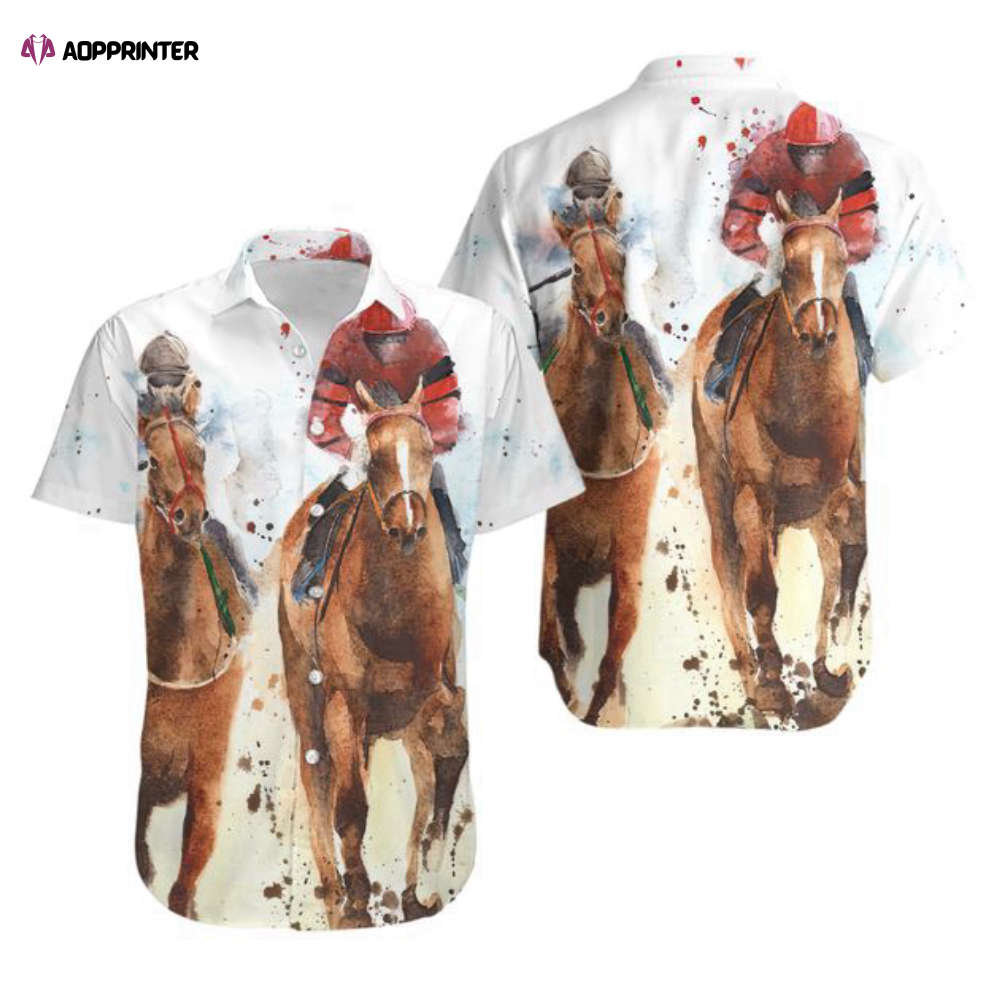 Kentucky Derby Horse Racing 3D Hawaiian Shirt Summer Hot 2023
