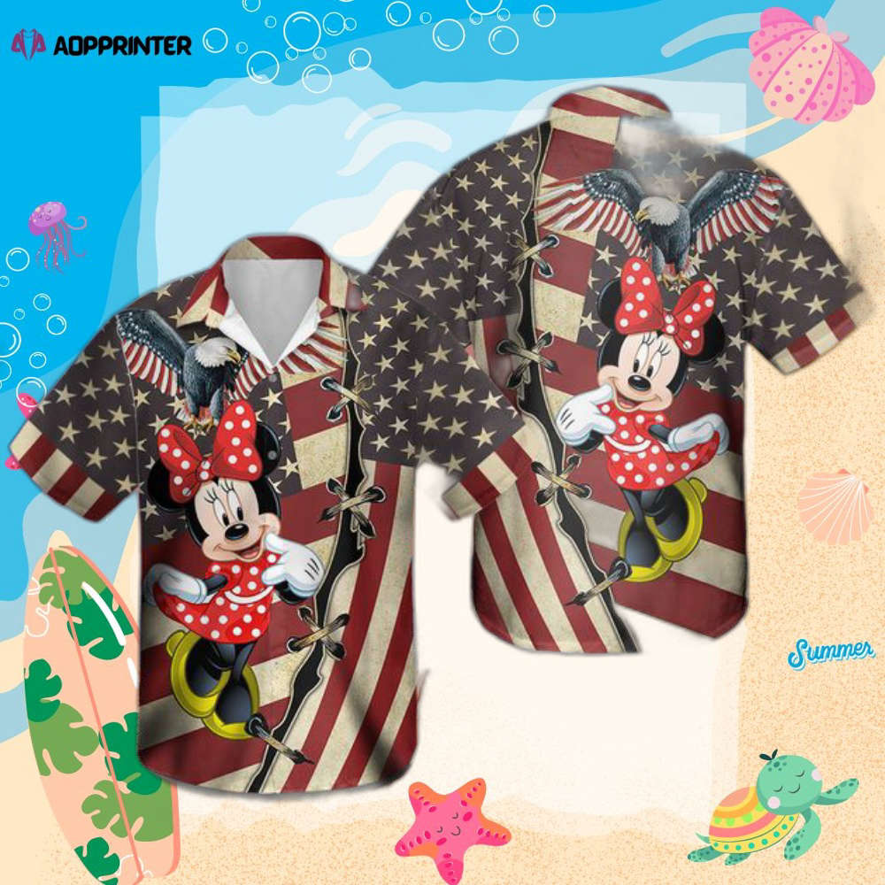 Goofy Hawaiian shirt 4th July US Flag Patriot Day Goofy Hawaii shirt