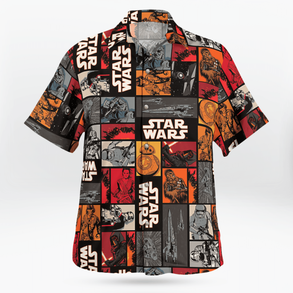 Movie Grid Vintage Star Wars Hawaii Shirt Summer 2023 Hot - Aopprinter