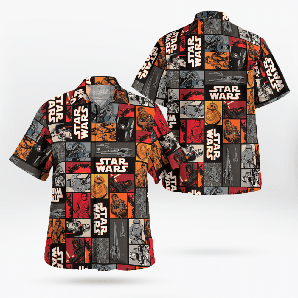 Movie Grid Vintage Star Wars Hawaii Shirt Summer 2023 Hot