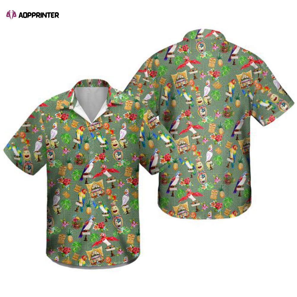 Goofy | Disney Hawaiian Summer Tropical Print Vacation Button Down Shirt