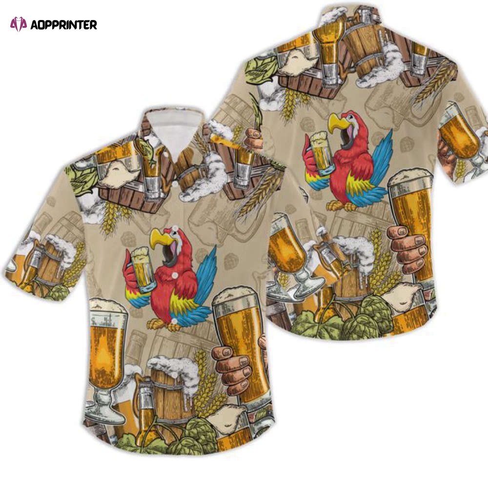 Horror Halloween 3D Hawaiian Shirt, Horror Tropical Button Shirt, Horror Hawaii Shirt