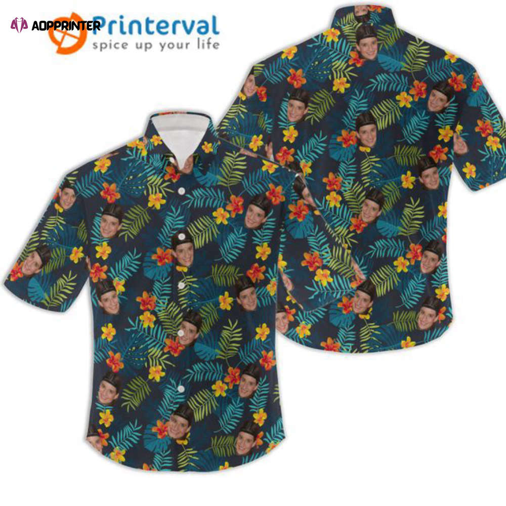 Personalized Photo Hawaiian shirt Trend 2023, Custom Photo Beach Shirt