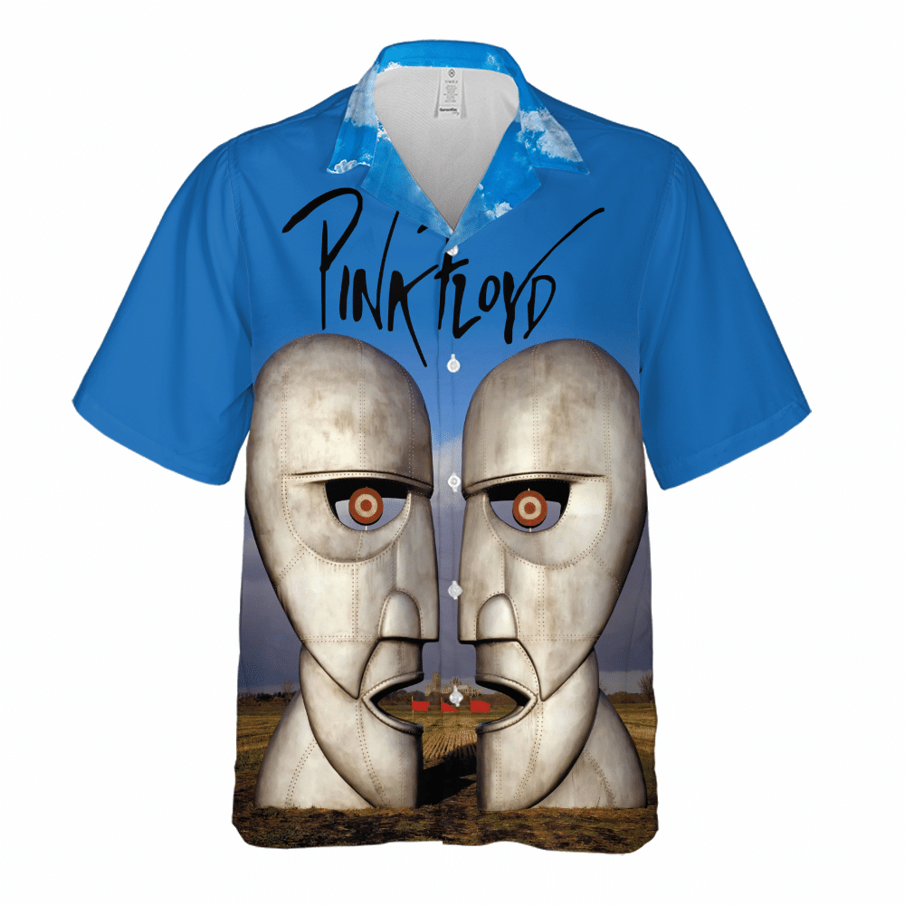 Pink Floyd Merch The Division Bell Poster Rock Music Cuban Shirt Premium Hawaiian Shirt