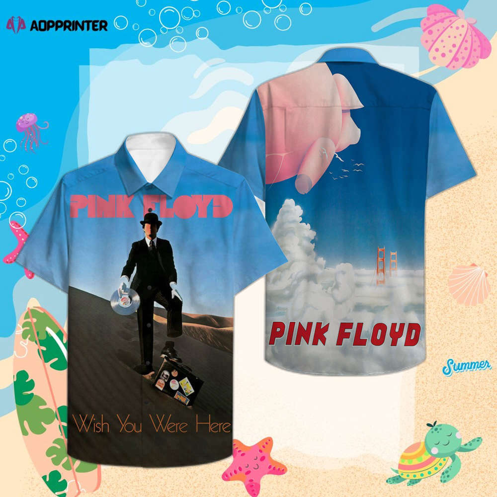 Pink Floyd Merch Wish You Were Here Poster Premium Hawaiian Shirt