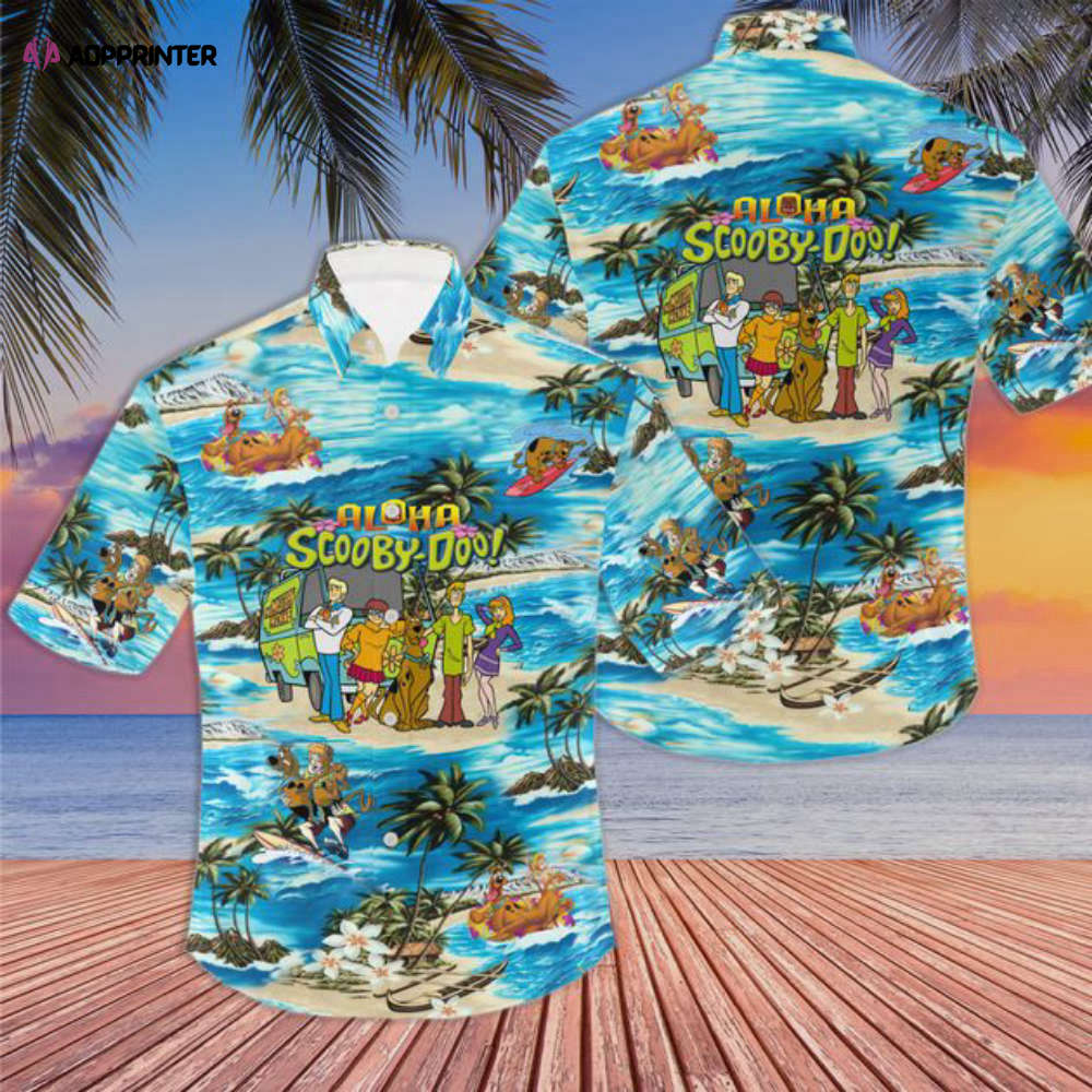Scooby-Doo Summer Beach Hawaiian Shirt - Aopprinter