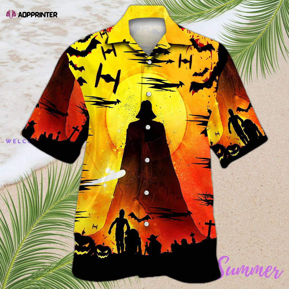 Star Wars Darth Vader Halloween Hawaiian Shirt Shorts Summer 2023 Hot