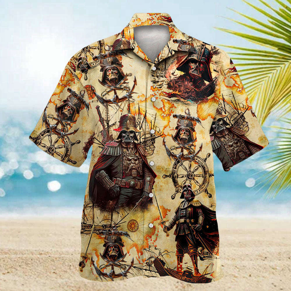 Star Wars Darth Vader Pirates Hawaiian Shirt Shorts Summer 2023 Hot