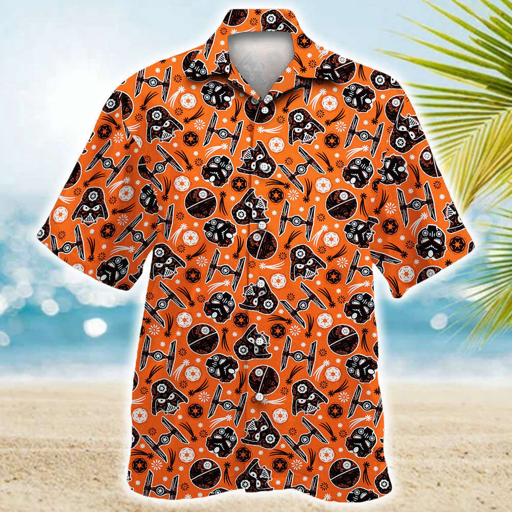 Star Wars Darth Vader Sugar Skull Hawaiian Shirt Shorts Summer 2023 Hot