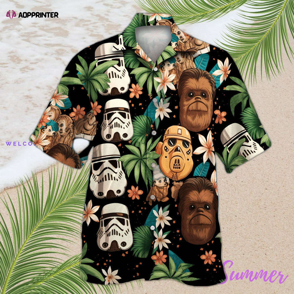 Star Wars Darth Vader Halloween Hawaiian Shirt Shorts Summer 2023 Hot
