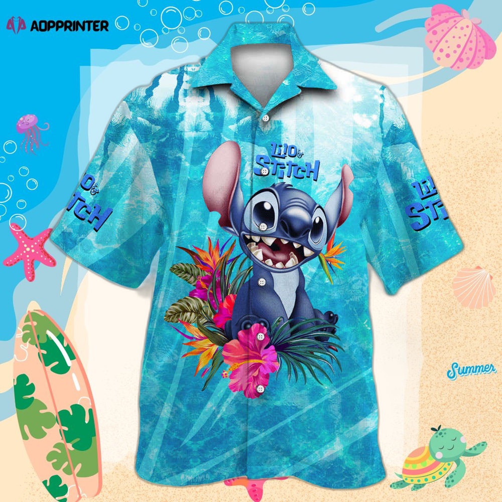 Stitch 04 Hawaiian Shirt Shorts Summer 2023 Hot