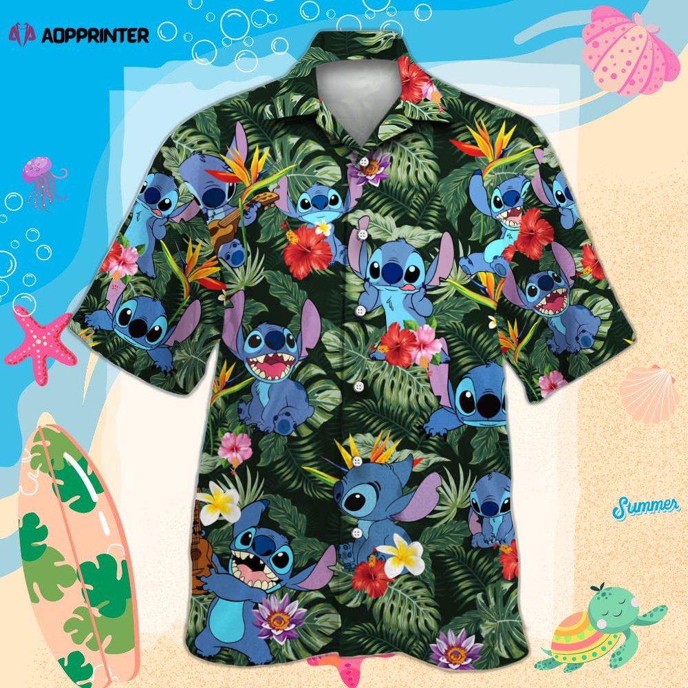 Stitch 06 Hawaiian Shirt Shorts Summer 2023 Hot