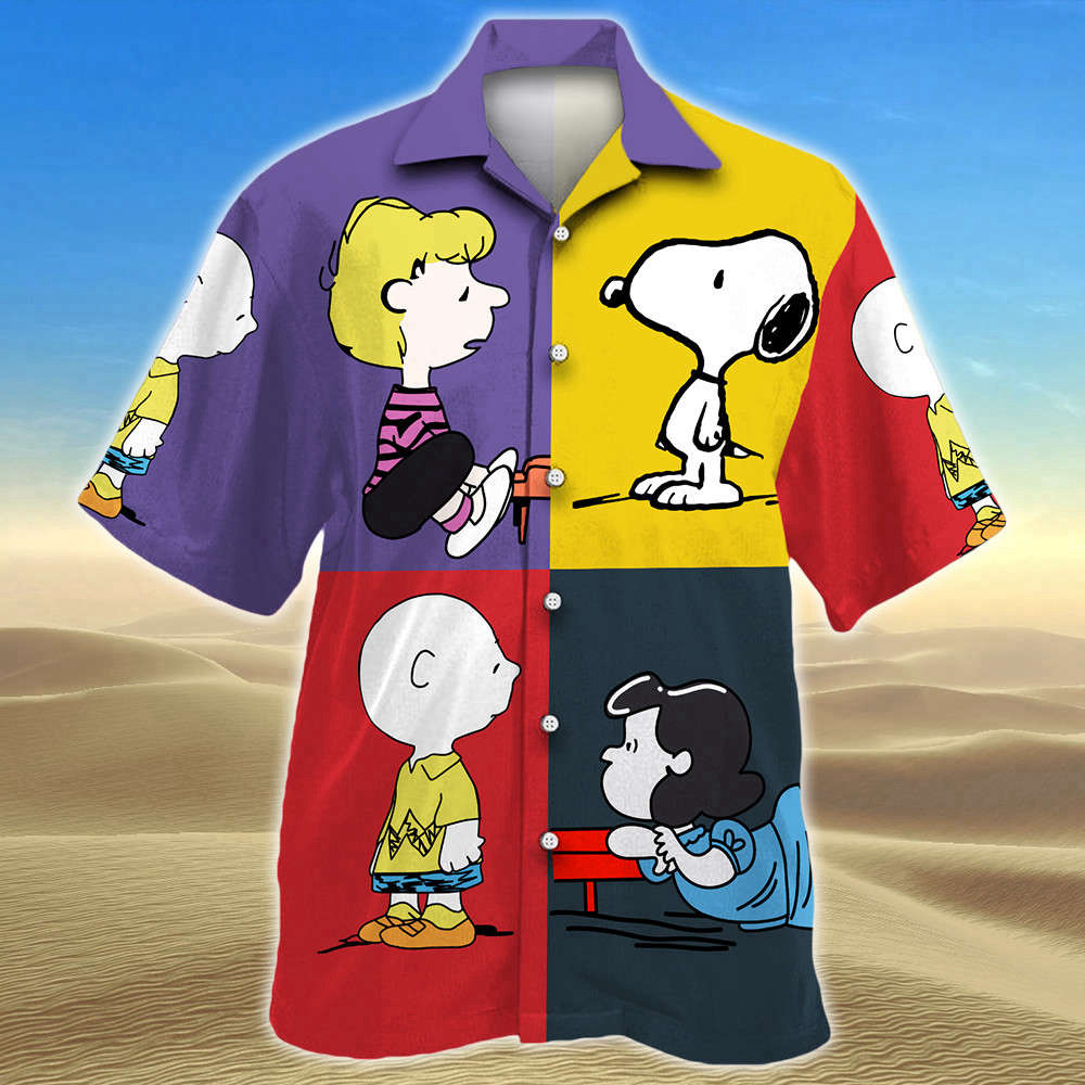 The Charlie Brown And Snoopy Show Hawaiian Shirt Shorts Summer 2023 Hot