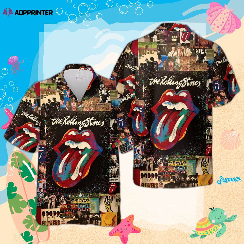 The Rolling Stones Awesome Hawaiian Shirt