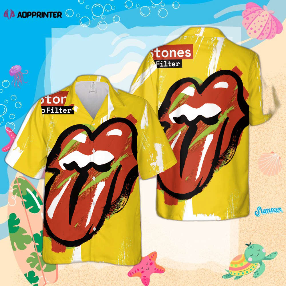 The Rolling Stones No Filter 3D Hawaiian Shirt
