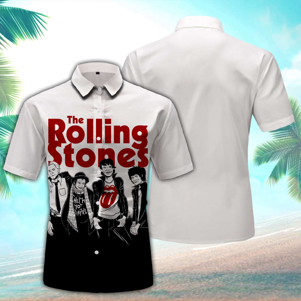 The Rolling Stones Rock ‘n Roll Legend Hawaiian Shirt