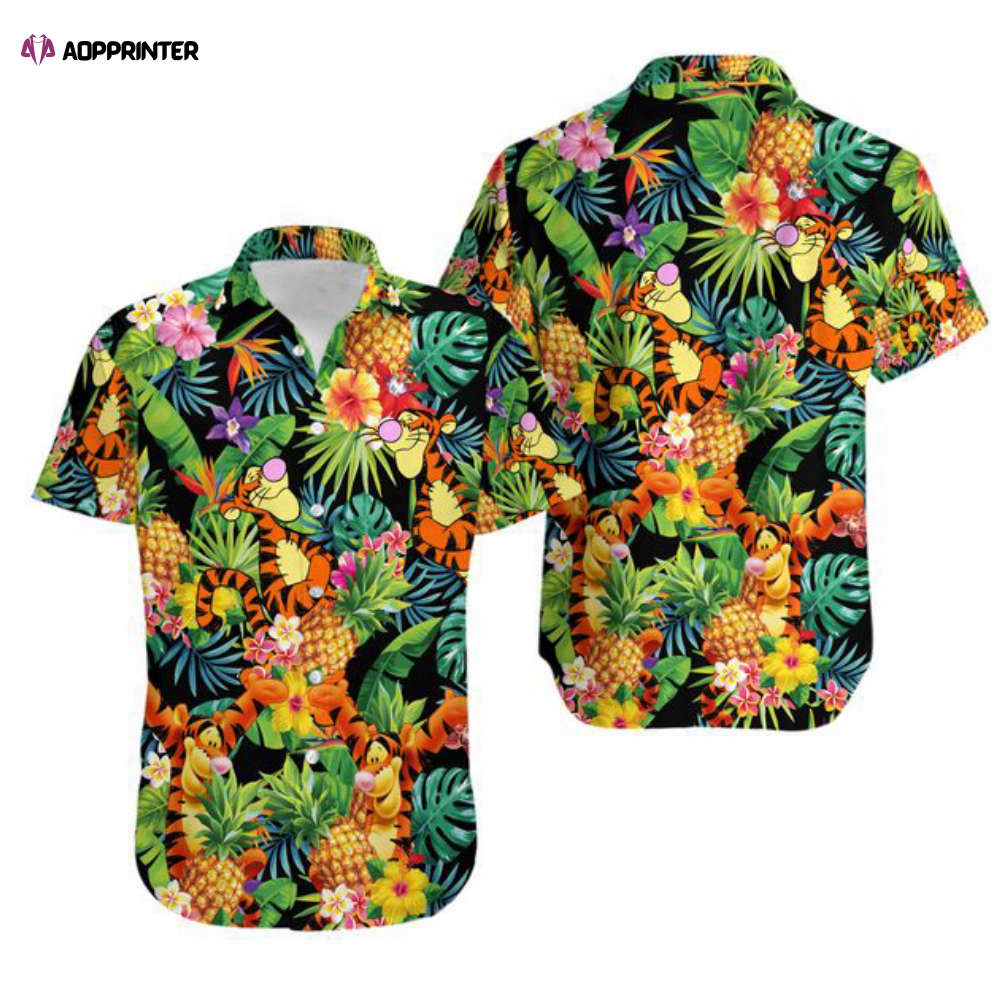 Tigger Disney Hawaiian Shirt Summer Beach Trip Family Hawaiian Shirt