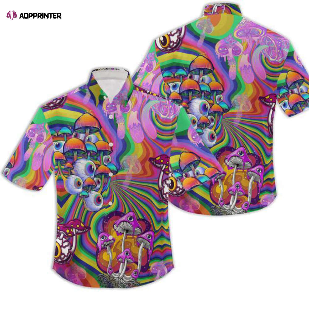 Trippy Mushroom Hawaiian Shirt