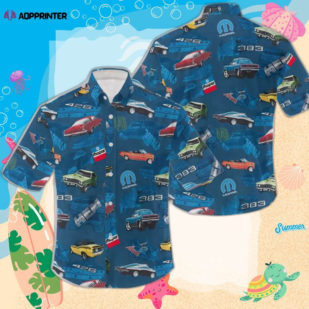 Mopar Hawaiian Shirt, Mopar Car Hawaiian Shirt, Aloha Shirt