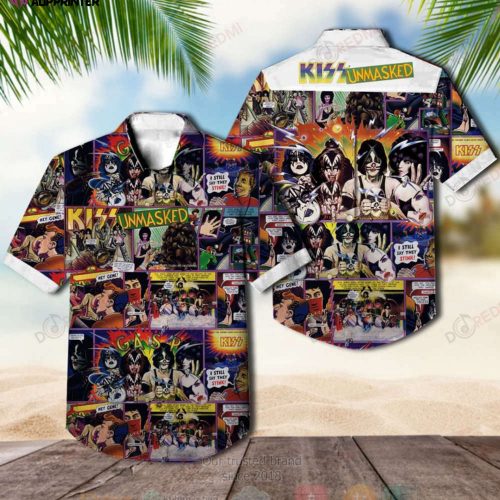 Kiss Unmasked Album Hawaiian Shirt Summer 2023 Hot Trends