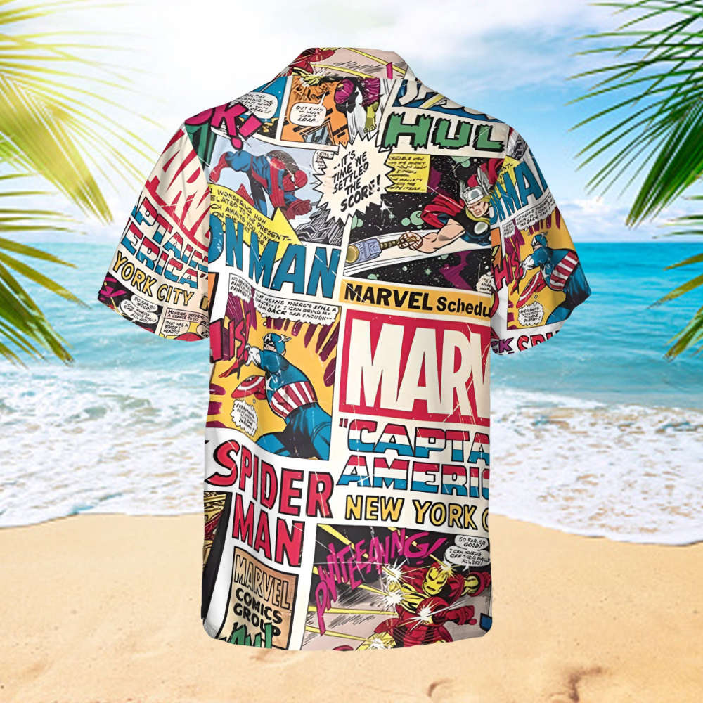 Superhero Hawaii Shirt, Heroes Hawaiian Shirt, Spiderman Shirt, Summer Shirt