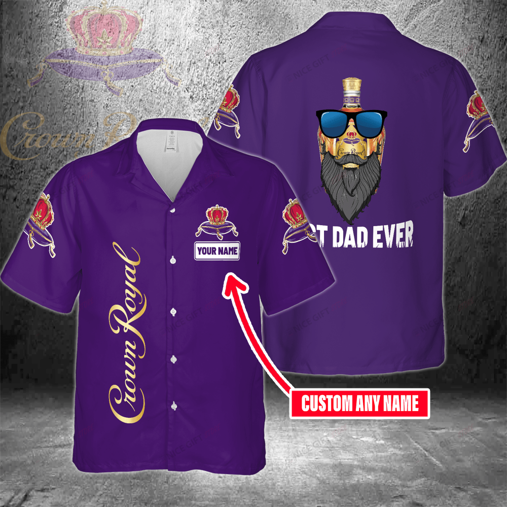 Come To The Dark Side We Have Crown Royal Custom Name Hawaiian Shirt  Summer Holiday Gift