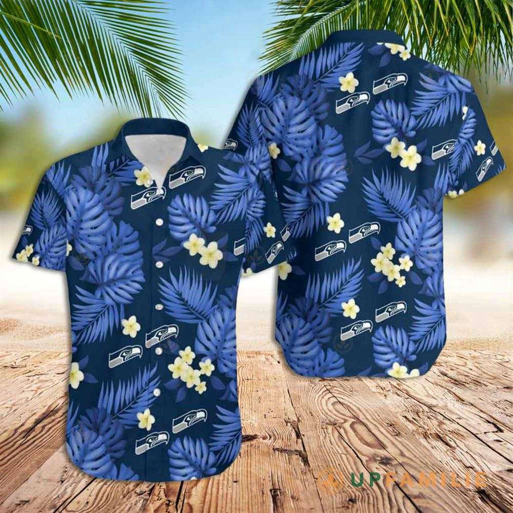 Seahawks Seattle Seahawks Tropical Aloha Hawaiian Shirt