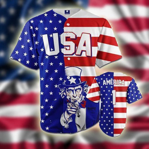 American Flag Baseball Jersey: Showcase Your Patriotic Spirit!