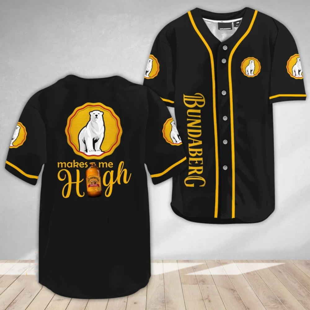 Bundaberg Make Me High Baseball Jersey: The Ultimate Game-Day Apparel!