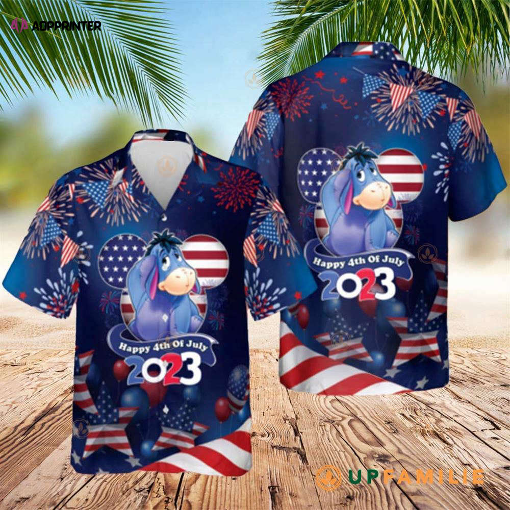 Coors Light American Flag Fireworks Hawaiian Shirt