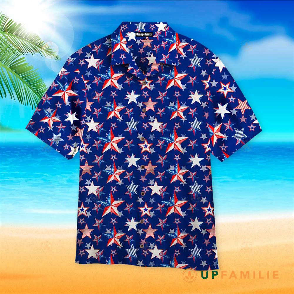 American Flag 4th Of July Us Flag Star Hawaiian Shirt