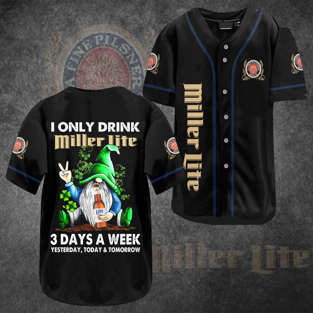 Authentic Ml1705l5kh Miller Lite Baseball Jersey: Classic Style & Quality