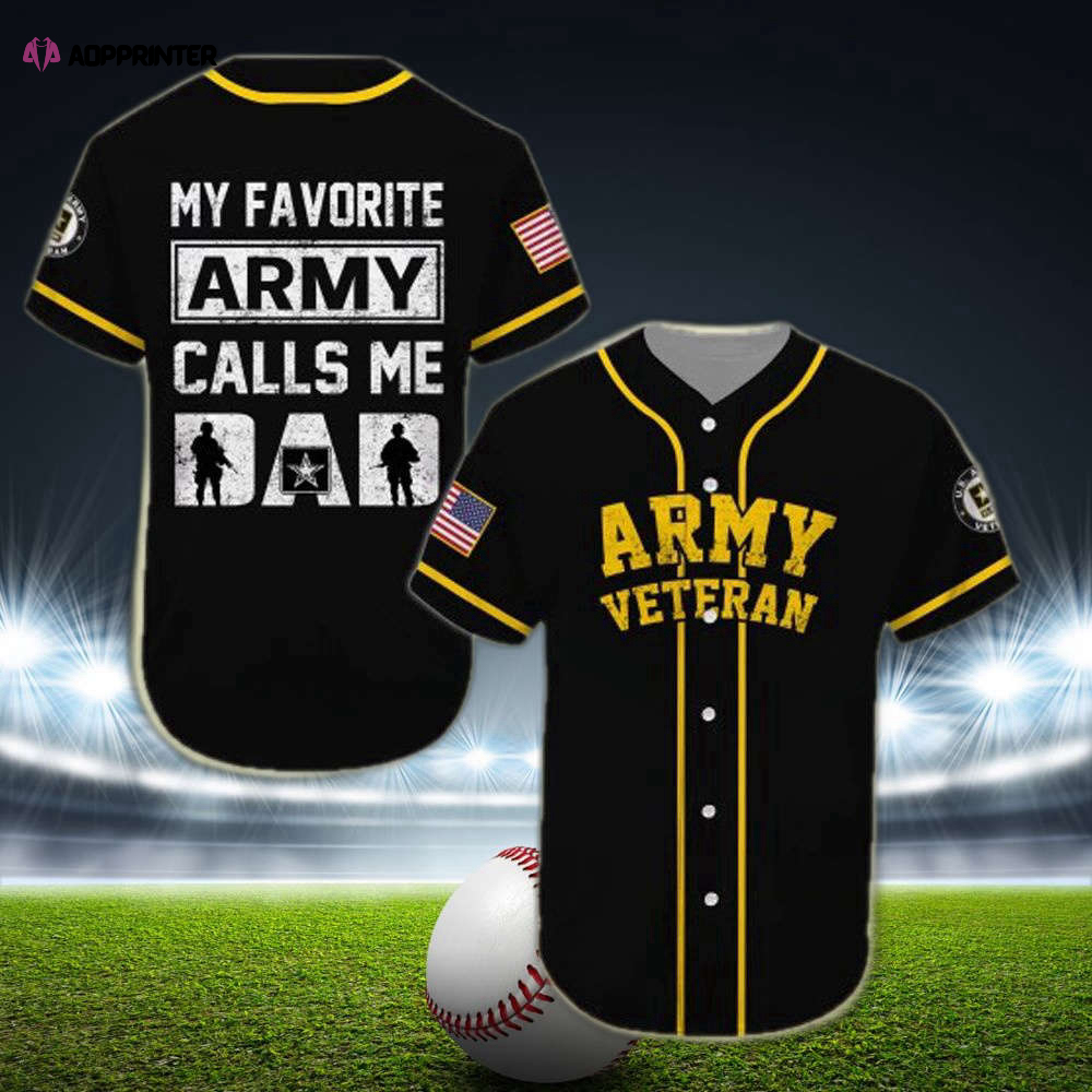 Authentic United States Army Veteran Baseball Jersey: Show Your Pride!