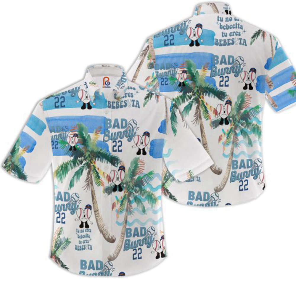 Bad Bunny Un Verano Sin Ti, Dodger Hawaiian Shirt