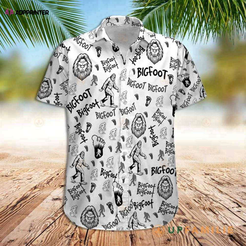 Bigfoot Bigfoot All Print 3d Hawaiian Shirt
