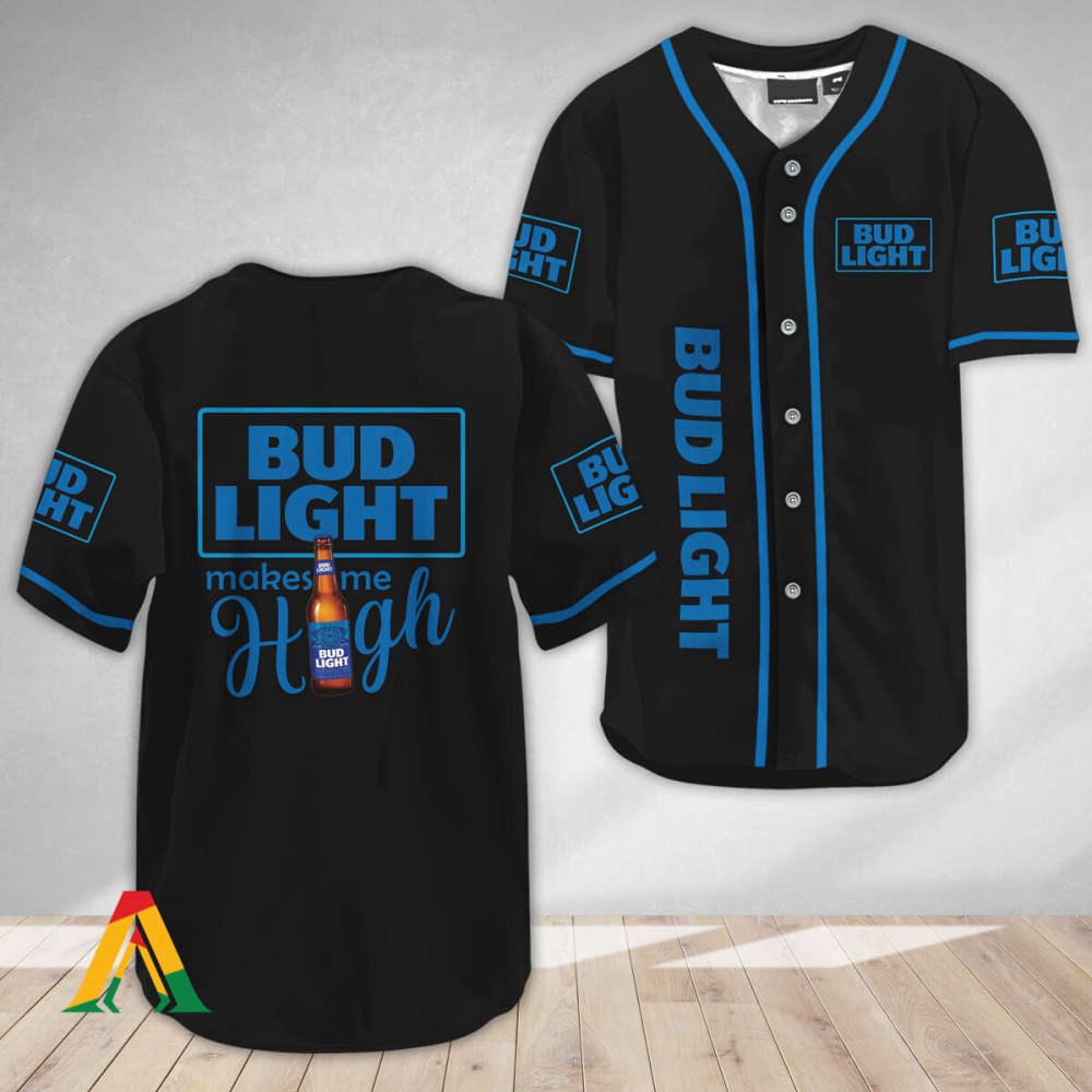 Bud Light Make Me High Baseball Jersey: Elevate Your Style with This Trendy Sports Apparel