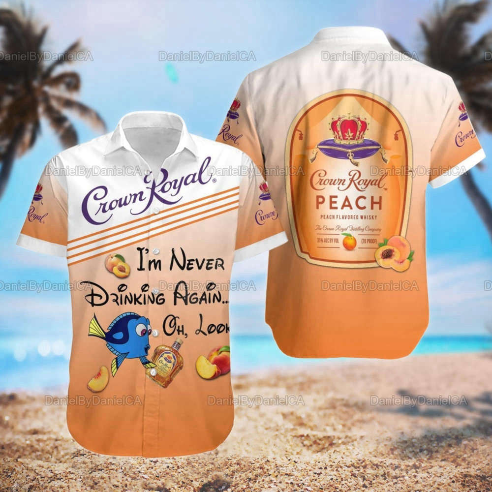 Crown Royal Button Shirts, Royal Summer Shirts, Royal Hawaiian Shirt