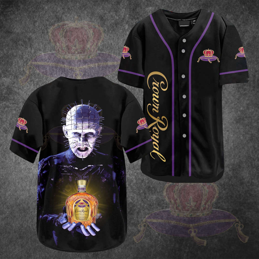 Crown Royal Hellraiser Baseball Jersey: Stylish Printed Design for Ultimate Fans