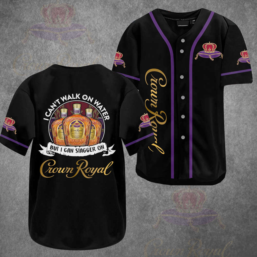 Crown Royal Stagger On Baseball Jersey – Stylish Printed Design for Sports Enthusiasts