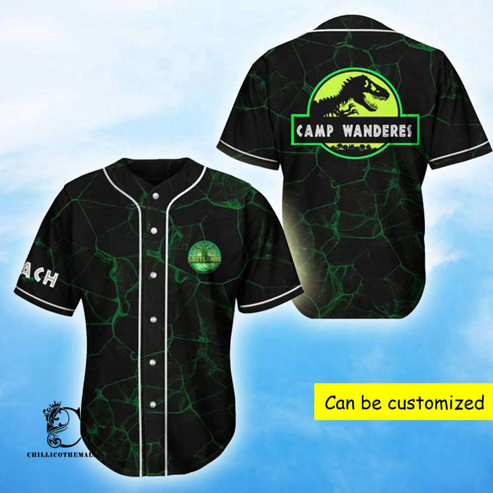 Custom Camp Wanderers Rave EDM Baseball Jersey – Personalized Print