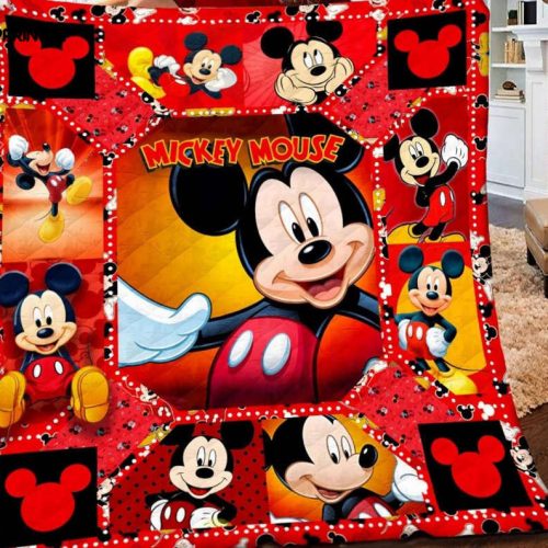 Custom Mickey Mouse Blanket, Mickey Mouse Mickey Mouse Blanket Quilt Bedding Set Sofa