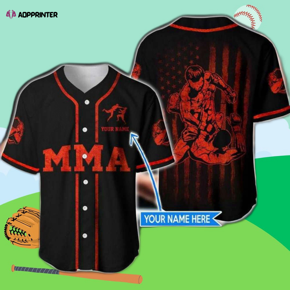 Custom MMA Baseball Jersey: Personalized Mixed Martial Arts Gear