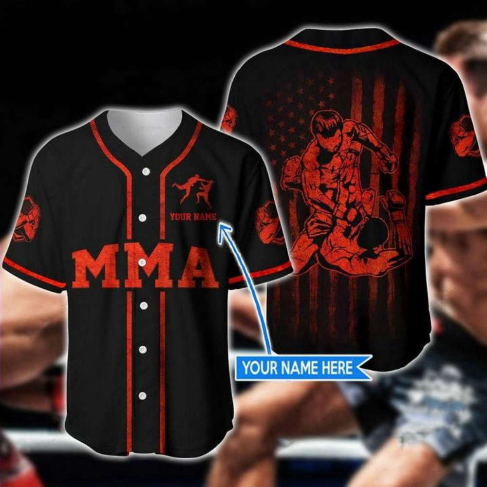 Custom MMA Baseball Jersey: Personalized Mixed Martial Arts Gear