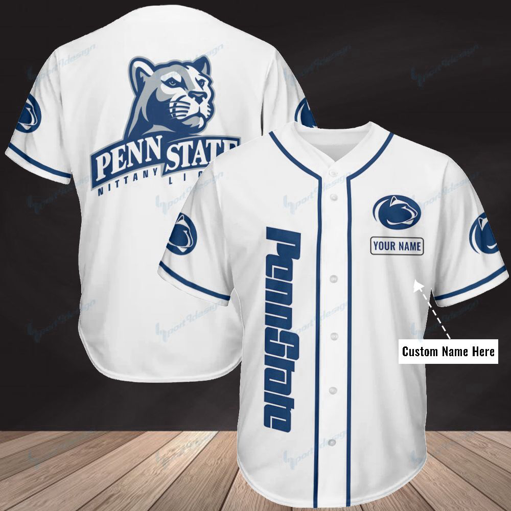 Custom Penn State Nittany Lions Baseball Jersey – Personalized Fan Gear