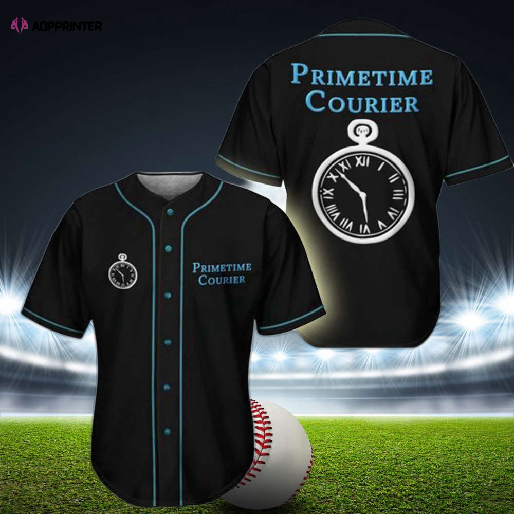 Custom Primetime Courier Rave EDM Baseball Jersey – Personalized Style for Ultimate Performance