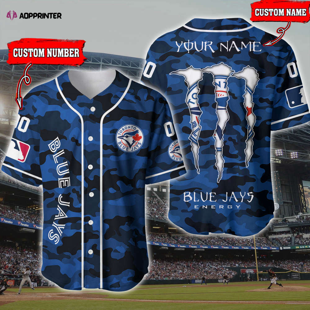 Custom Toronto Blue Jays 3D Printed Baseball Jersey – Personalized Fan Gear