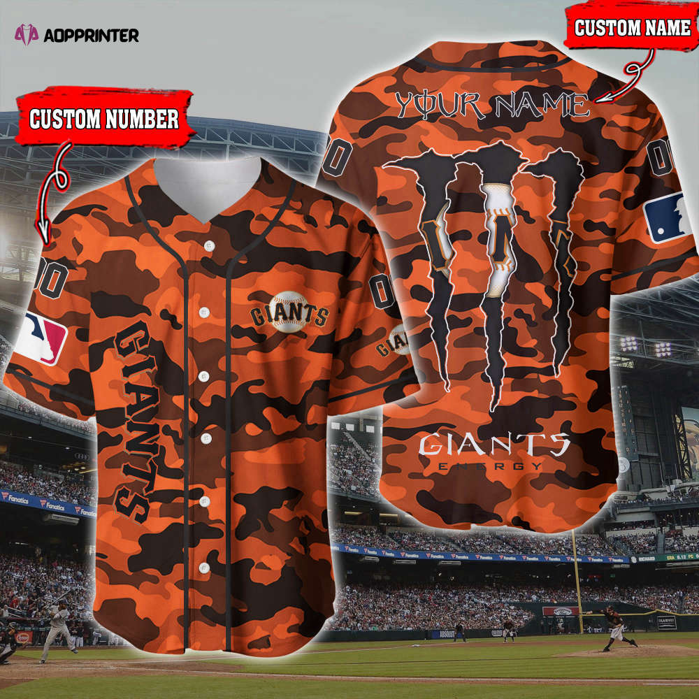 Customized San Francisco Giants 3D Printed Baseball Jersey – Personalize Your Fan Gear