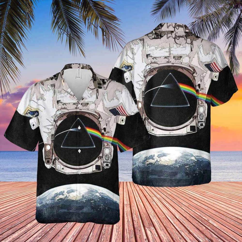 Dark Side Of The Moon Astronaut Pink Floyd Hawaiian Shirt Fans