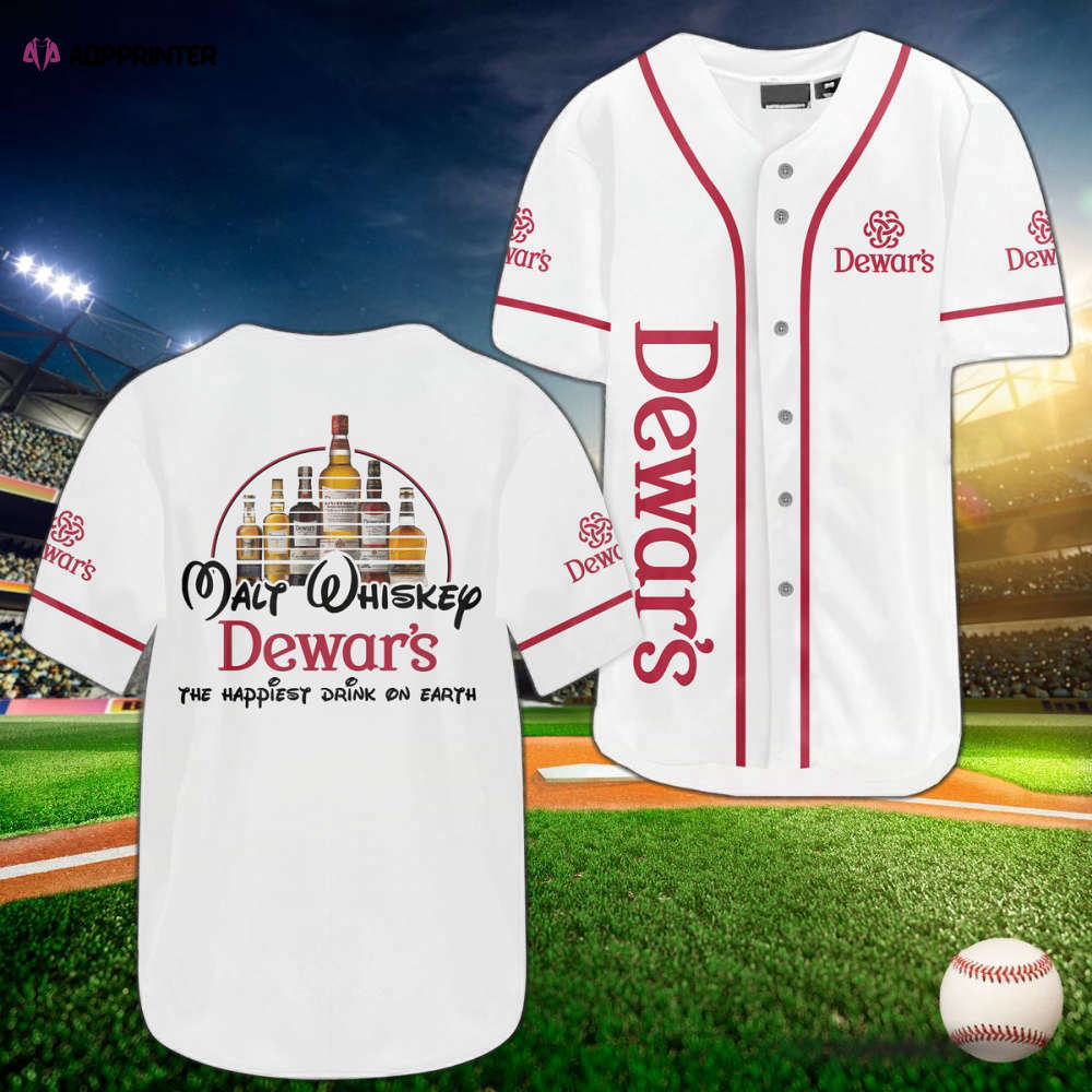 Dewar Is Happiest Drink Baseball Jersey: Ultimate Fan Gear for a Refreshing Game Day